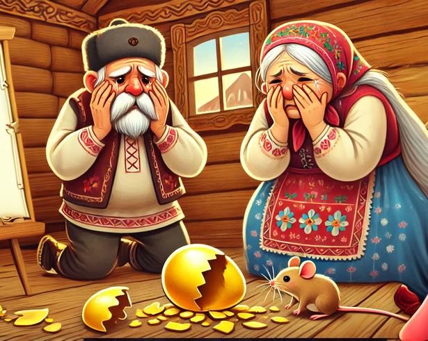 Почему дед и бабка плакали, когда разбилось яйцо 